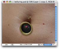 Digital Camera Belly Ring